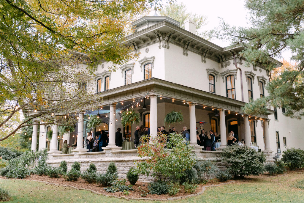 Historic Peterson Dumesnil House wedding venue exterior in Louisville Kentucky